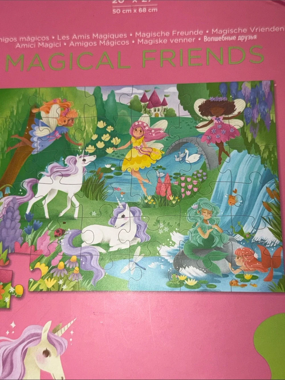 Crocodile Creek Magical Friends 36-Piece Floor Puzzle -new in box sealed